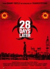 Image shows 28 Days Later movie poster