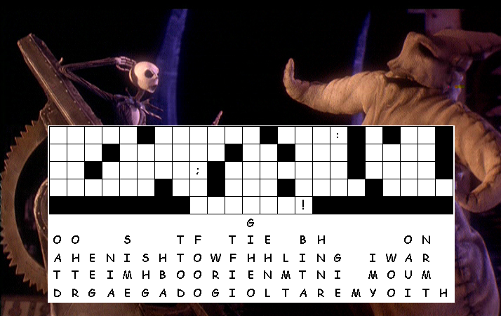 Image shows Fallen Letters puzzle